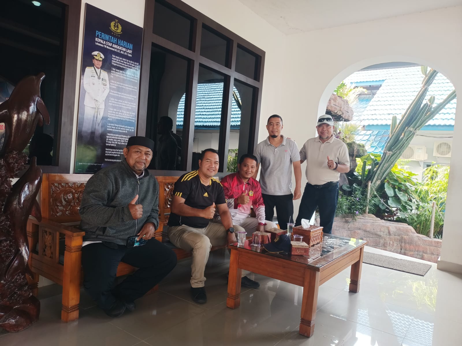 Perwakilan Setda Karimun Ikuti Donor Darah di Mako Lanal Tanjung Balai Karimun